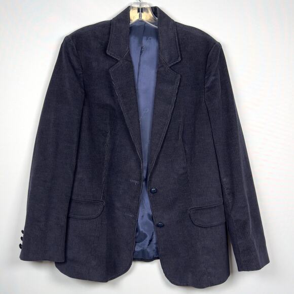 Oscar de la Renta Jackets & Blazers - Vintage Oscar De La Renta Blue Courdoury Blazer Jacket Women's Size M